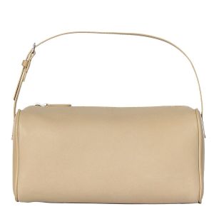 The Row 90's Top Handle Bag in Beige Calfskin